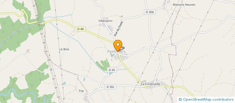 localisation de l'entreprise SCI DU POMMIER à POMMIERS
