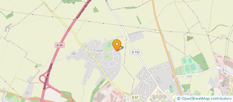 localisation de l'entreprise SCI DU POMMIER  FAYET