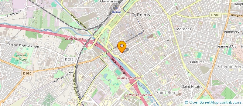 localisation de l'entreprise SCI DU POMMIER  REIMS