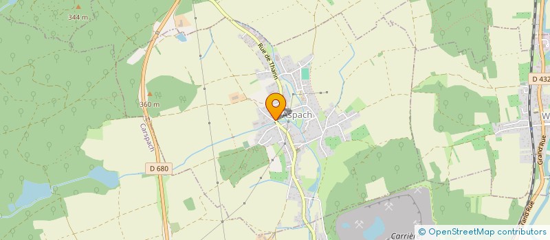 localisation de l'entreprise SCI DU POMMIER  ASPACH