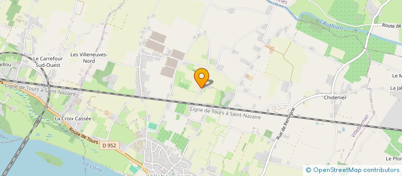 localisation de l'entreprise SCI DU POMMIER MABY  VILLEBERNIER