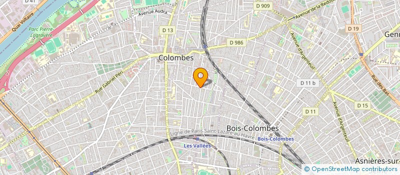 localisation de l'entreprise SCI DU POMPIDOU à COLOMBES