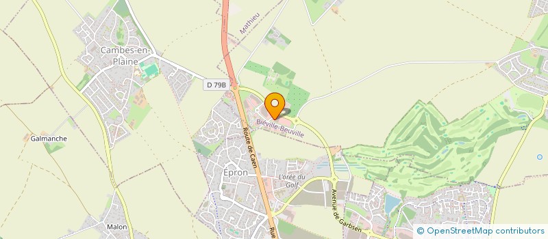 localisation de l'entreprise SCI DU PONANT  BIEVILLE-BEUVILLE