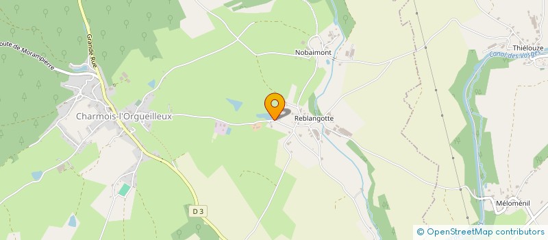 localisation de l'entreprise SCI DU PONCE  CHARMOIS-L'ORGUEILLEUX