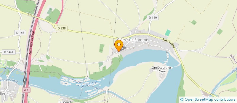 localisation de l'entreprise SCI DU PONCEAU 2000  CLERY-SUR-SOMME