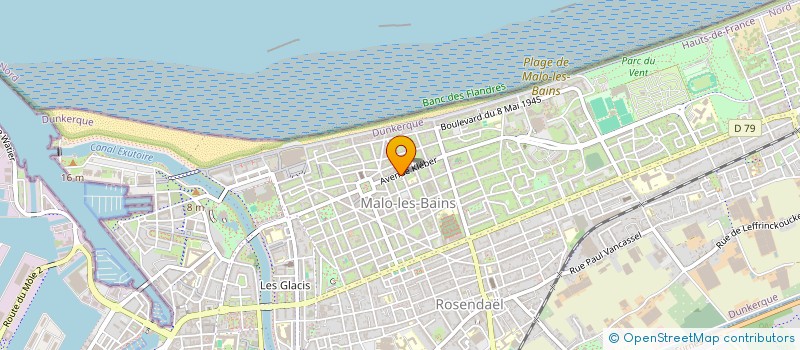 localisation de l'entreprise SCI DU PONCEAU à DUNKERQUE