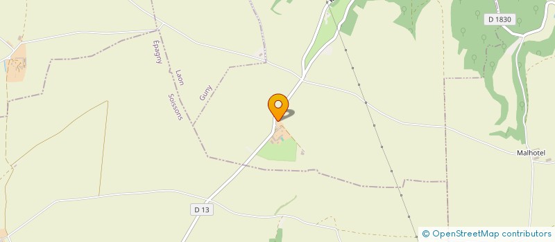 localisation de l'entreprise SCI DU PONCELET  PONT-SAINT-MARD