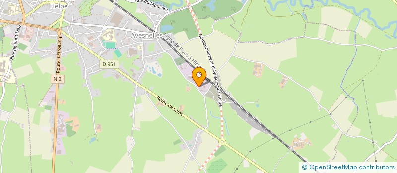 localisation de l'entreprise SCI DU PONCHEAU  AVESNELLES