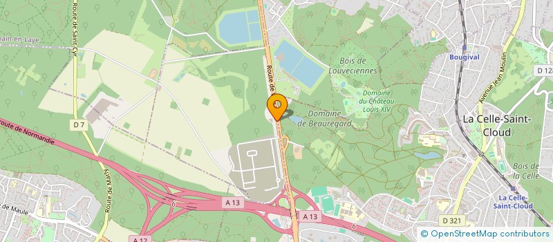 localisation de l'entreprise SCI DU PONDORLY  LOUVECIENNES