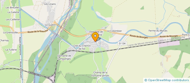 localisation de l'entreprise SCI DU PONEY MARQUIS à GIMOUILLE