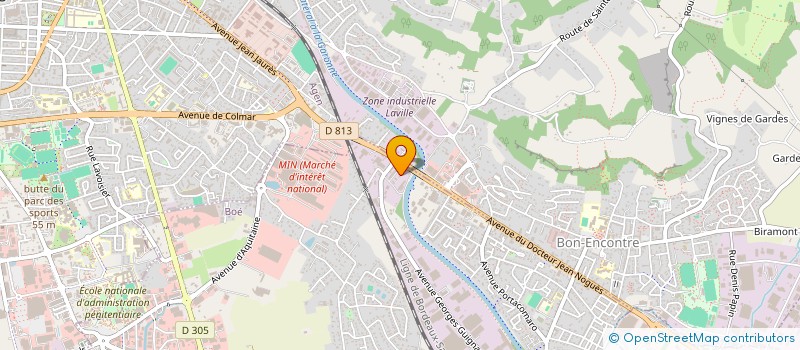 localisation de l'entreprise SCI DU PONT 2025  BOE