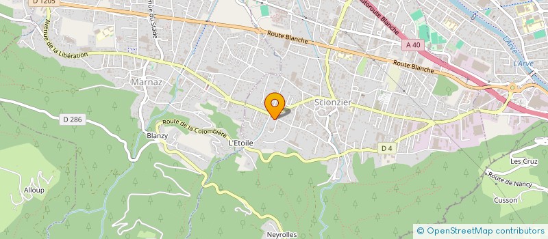 localisation de l'entreprise SCI DU PONT à SCIONZIER