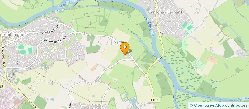 localisation de l'entreprise SCI DU PONT  CANTENAY-EPINARD