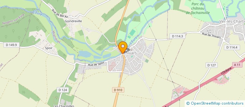 localisation de l'entreprise SCI DU PONT à FONTENAY-SUR-EURE