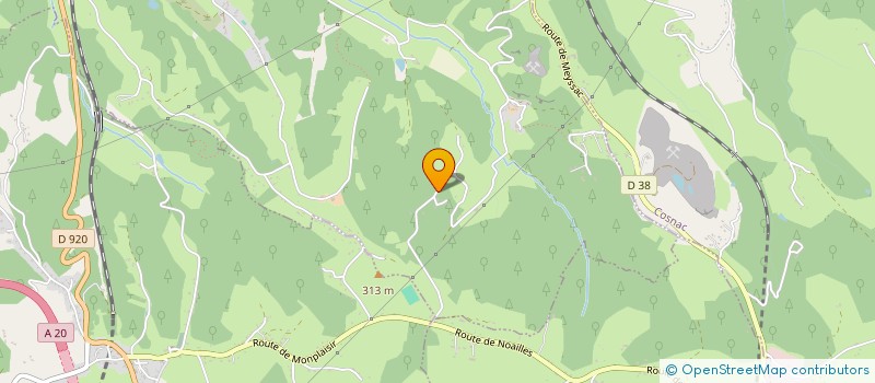 localisation de l'entreprise SCI DU PONT  BRIVE LA GAILLARDE