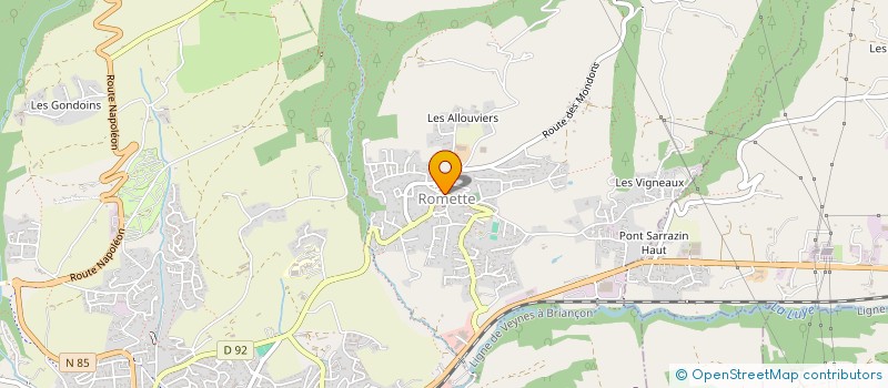 localisation de l'entreprise SCI DU PONT  TALLARD