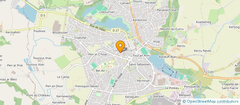 localisation de l'entreprise SCI DU PONT  SAINT-RENAN