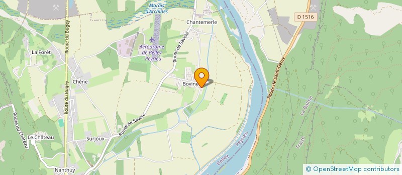 localisation de l'entreprise SCI DU PONT  GROSLEE-SAINT-BENOIT