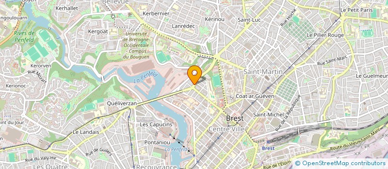 localisation de l'entreprise SCI DU PONT  BREST