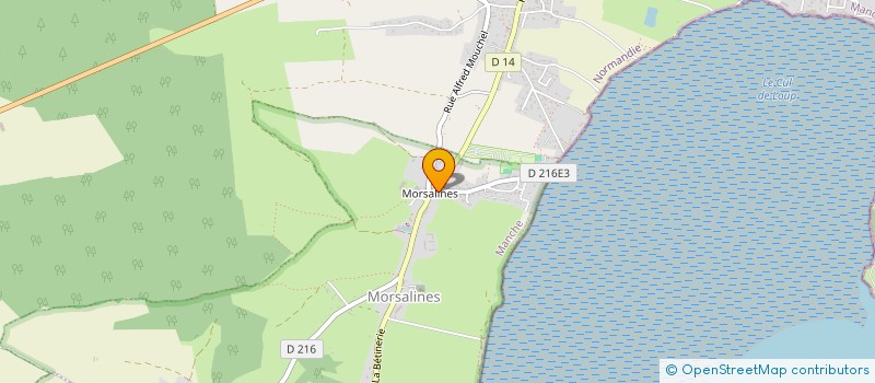 localisation de l'entreprise SCI DU PONT  QUETTEHOU