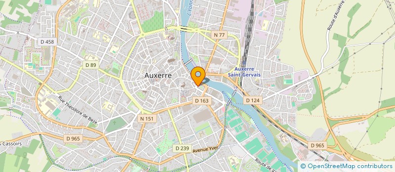 localisation de l'entreprise SCI DU PONT à AUXERRE