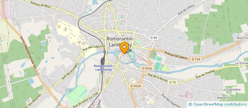 localisation de l'entreprise SCI DU PONT  ROMORANTIN-LANTHENAY