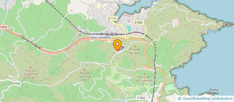 localisation de l'entreprise SCI DU PONT  PORT-VENDRES