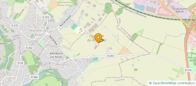 localisation de l'entreprise SCI DU PONT  MANDRES-LES-ROSES