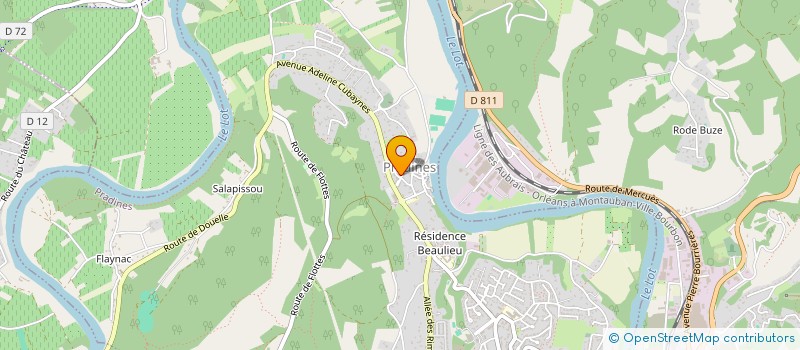 localisation de l'entreprise SCI DU PONT  AUJOLS