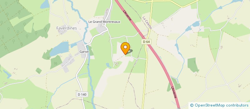 localisation de l'entreprise SCI DU PONT  FAVERDINES