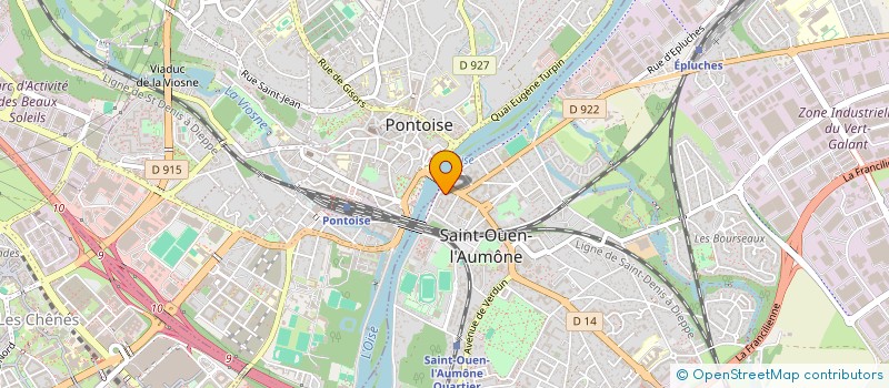 localisation de l'entreprise SCI DU PONT à SAINT-OUEN-L'AUMONE
