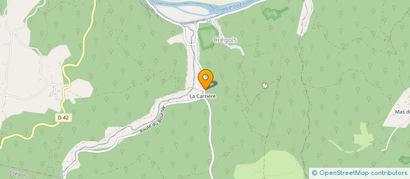 localisation de l'entreprise SCI DU PONT  CABRERETS