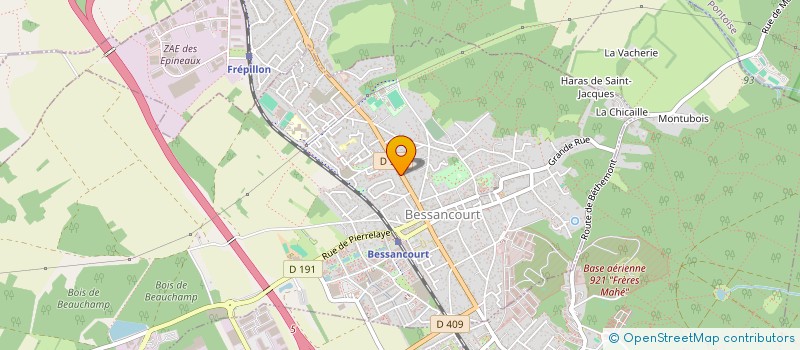 localisation de l'entreprise SCI DU PONT  BESSANCOURT