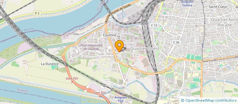 localisation de l'entreprise SCI DU PONT  AVIGNON