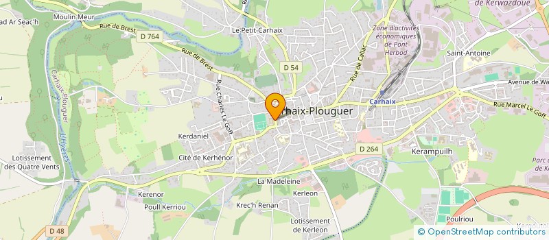 localisation de l'entreprise SCI DU PONT  CONCARNEAU