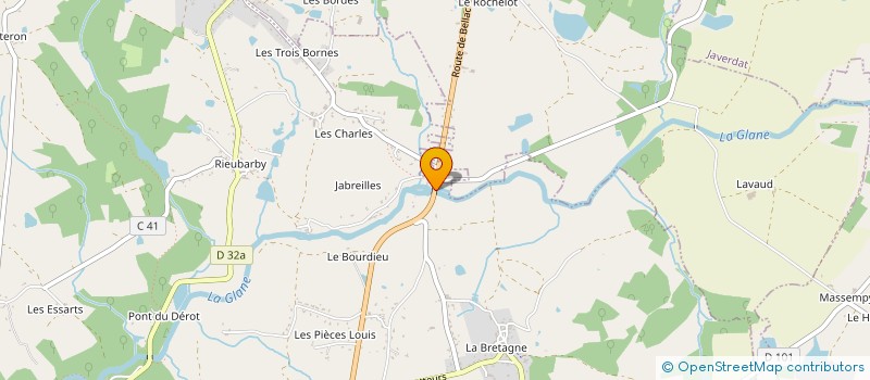 localisation de l'entreprise SCI DU PONT A LA PLANCHE  SAINT-BRICE-SUR-VIENNE