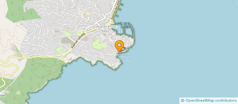localisation de l'entreprise SCI DU PONT AUX ANES à CAVALAIRE-SUR-MER