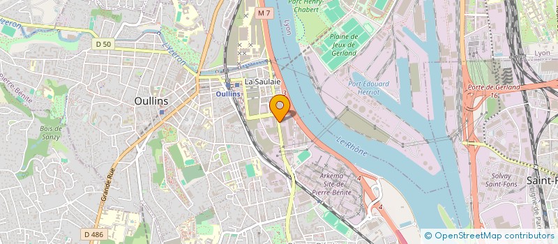 localisation de l'entreprise SCI DU PONT BLANC  ALBIGNY-SUR-SAONE