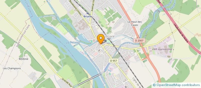 localisation de l'entreprise SCI DU PONT CANAL à BRIARE
