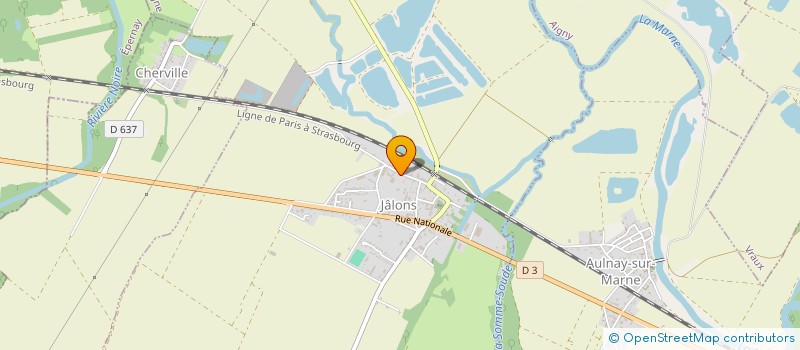 localisation de l'entreprise SCI DU PONT CASSEAU  JALONS