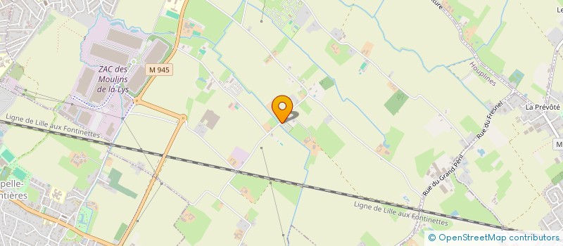 localisation de l'entreprise SCI DU PONT CHARLET  HOUPLINES