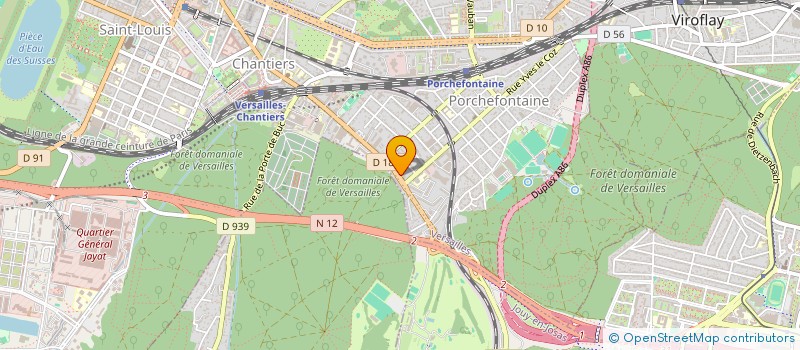 localisation de l'entreprise SCI DU PONT COLBERT à VERSAILLES
