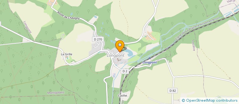 localisation de l'entreprise SCI DU PONT COQUETIER  LONGPONT