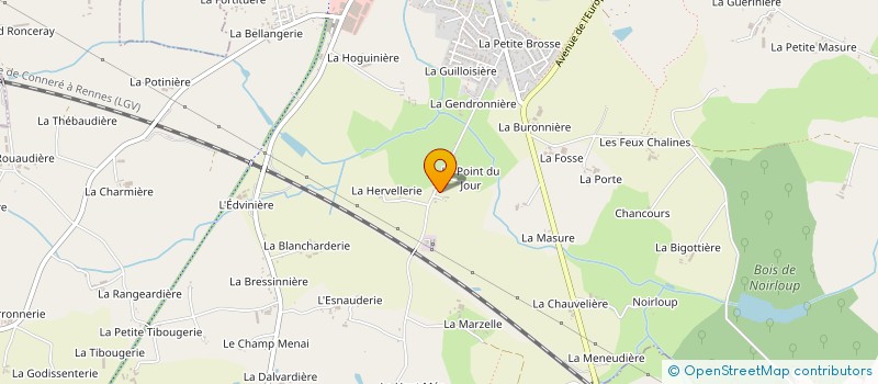 localisation de l'entreprise SCI DU PONT D'ANJOU  ARGENTRE-DU-PLESSIS