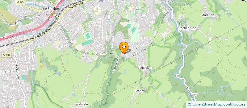 localisation de l'entreprise SCI DU PONT D'ARCOLE  CHATEAUNEUF