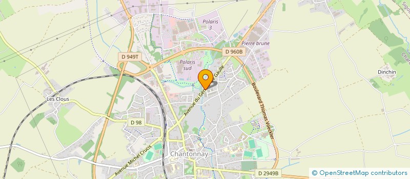 localisation de l'entreprise SCI DU PONT D'ARCOLE  CHANTONNAY