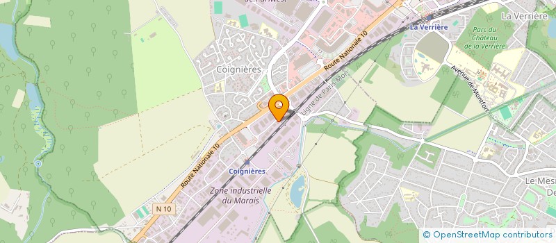 localisation de l'entreprise SCI DU PONT D'AULNEAU à COIGNIERES