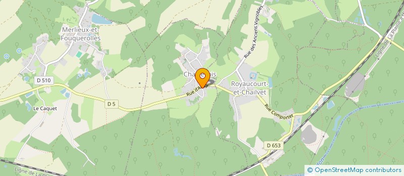 localisation de l'entreprise SCI DU PONT D'ELLE  CHAILLEVOIS