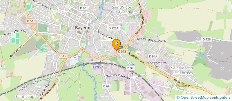 localisation de l'entreprise SCI DU PONT DE BELLEFONTAINE  BAYEUX