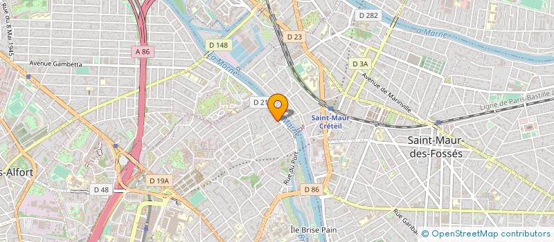 localisation de l'entreprise SCI DU PONT DE CRETEIL à CRETEIL